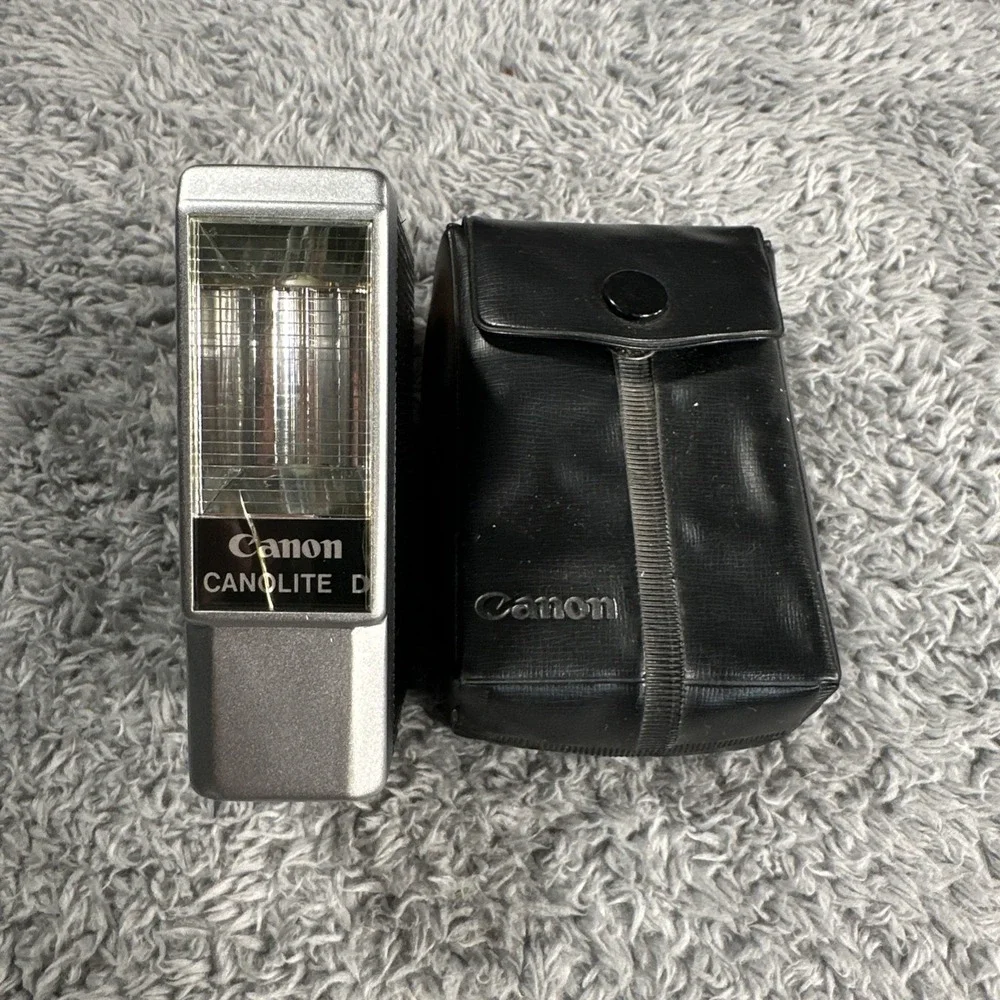 Canon Canolite D Camera Flash Compatible w/ Canonet 28 QL17 QL19 Untested